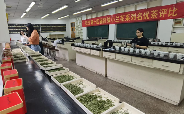 2021第十四届舒城小兰花系列名优茶评比在安徽农业大学举行