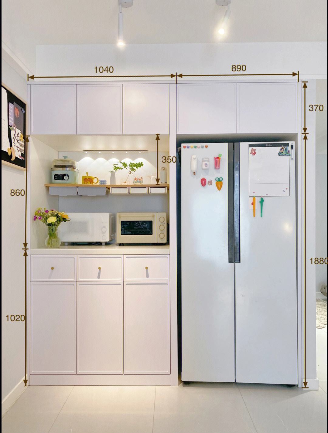 厨房冰箱旁边做柜子可以吗『厨房冰箱旁边做柜子可以吗视频』 